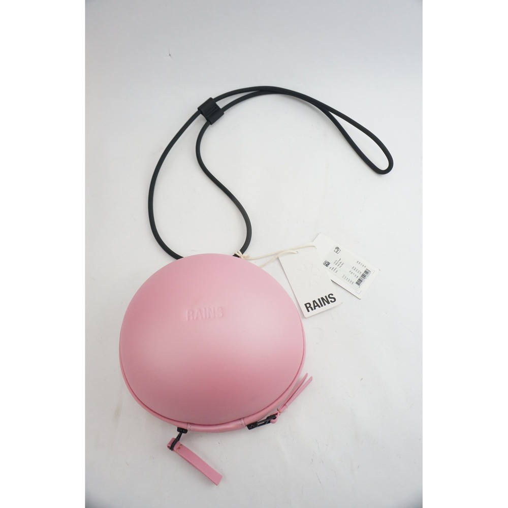 NWT Rains Sling Pouch Womens OS Pink Sky Round Waterproof Crossbody Bag Scuffs